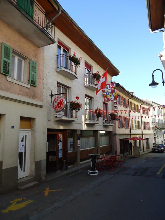 Hotel De L'Union Orsières Exterior foto